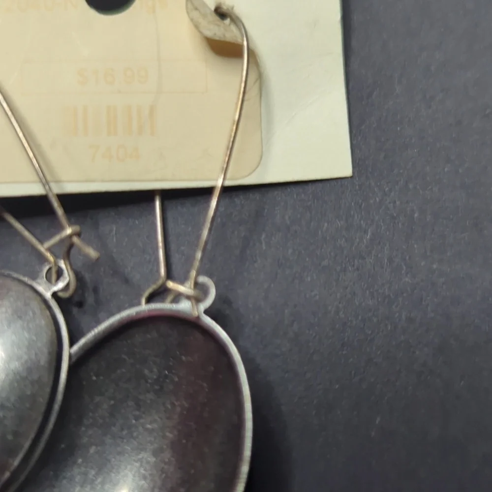 ❤️5/$25 🌟Haute Mess Silver Earrings Letter N